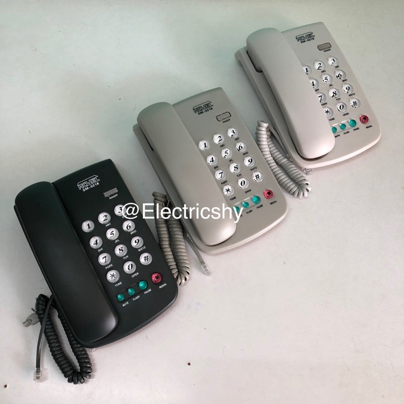 ภาพหน้าปกสินค้าโทรศัพท์บ้าน MCTEL(SM-0218) จากร้าน electricshy บน Shopee
