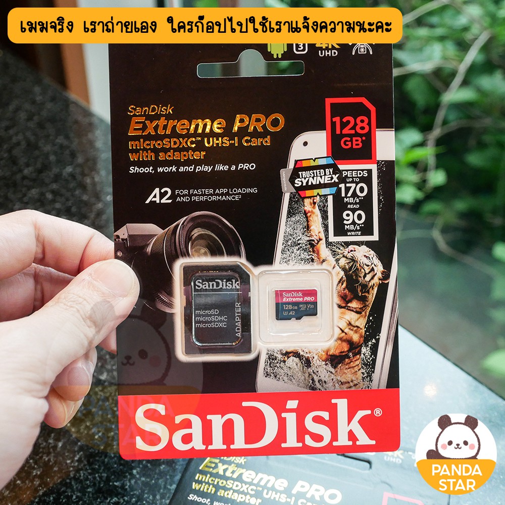 ภาพสินค้าSanDisk Extreme Pro microSDXC A2 (SDSQXCY_GN6MA) เมมโมรี่การ์ด ความเร็วสูง รองรับอ่านเขียน 4K ประกันSynnex จากร้าน pandastar บน Shopee ภาพที่ 4