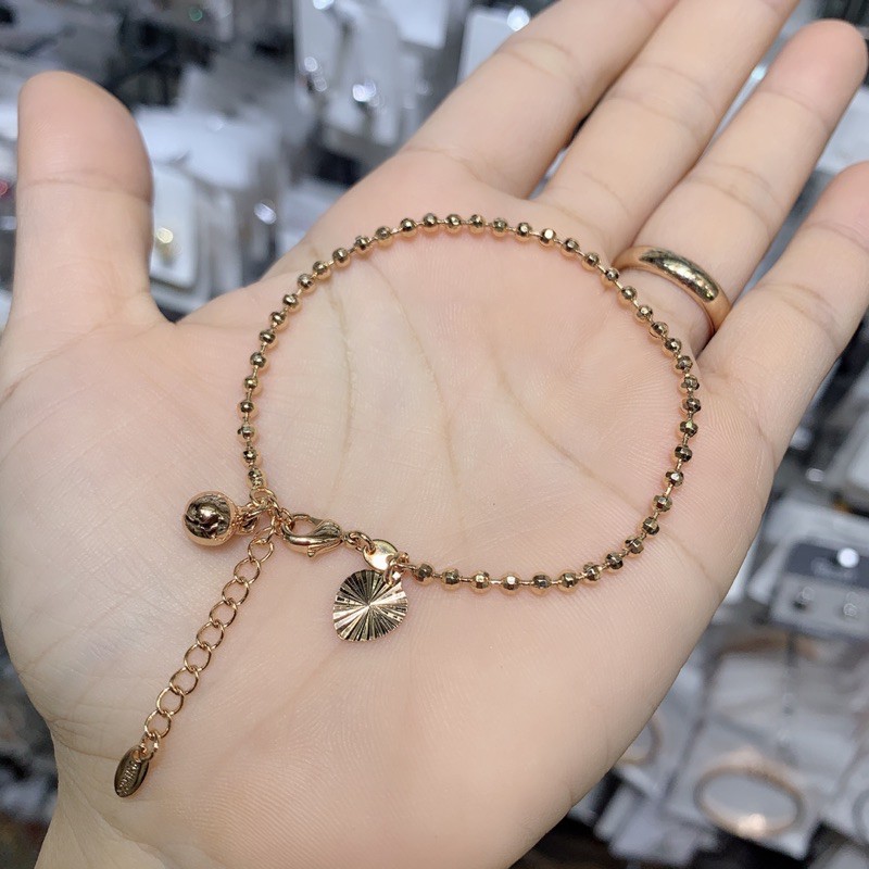 xuping-jewelry-สร้อยข้อมือ-อิตาลี-พิงค์โกลด์-rose-gold-งานดีมาก-เลเซอร์ชุบ18k-อิตาลี18k-ไม่ดำ-ไม่ลอก