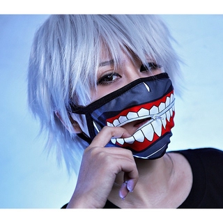 หน้ากากอนามัย ลายการ์ตูน Kaneki Ken Tokyo Ghoul มีซิป ป้องกันฝุ่น PM2.5