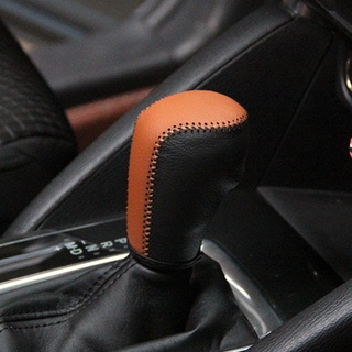 ปลอกหุ้มหัวเกียร์รถยนต์ หนังวัวแท้ อุปกรณ์เสริม สําหรับ Mazda 3 Mazda3 Axela Atenza CX-5 CX-4 CX-3 CX3 CX5 AT