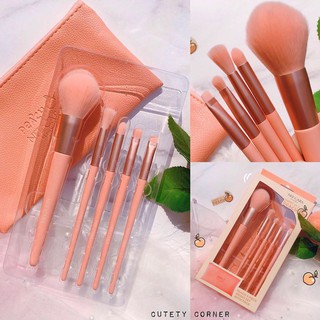 Nee Cara be Colorful ~ Peach 5-Piece Brush Set with Pack [N615]