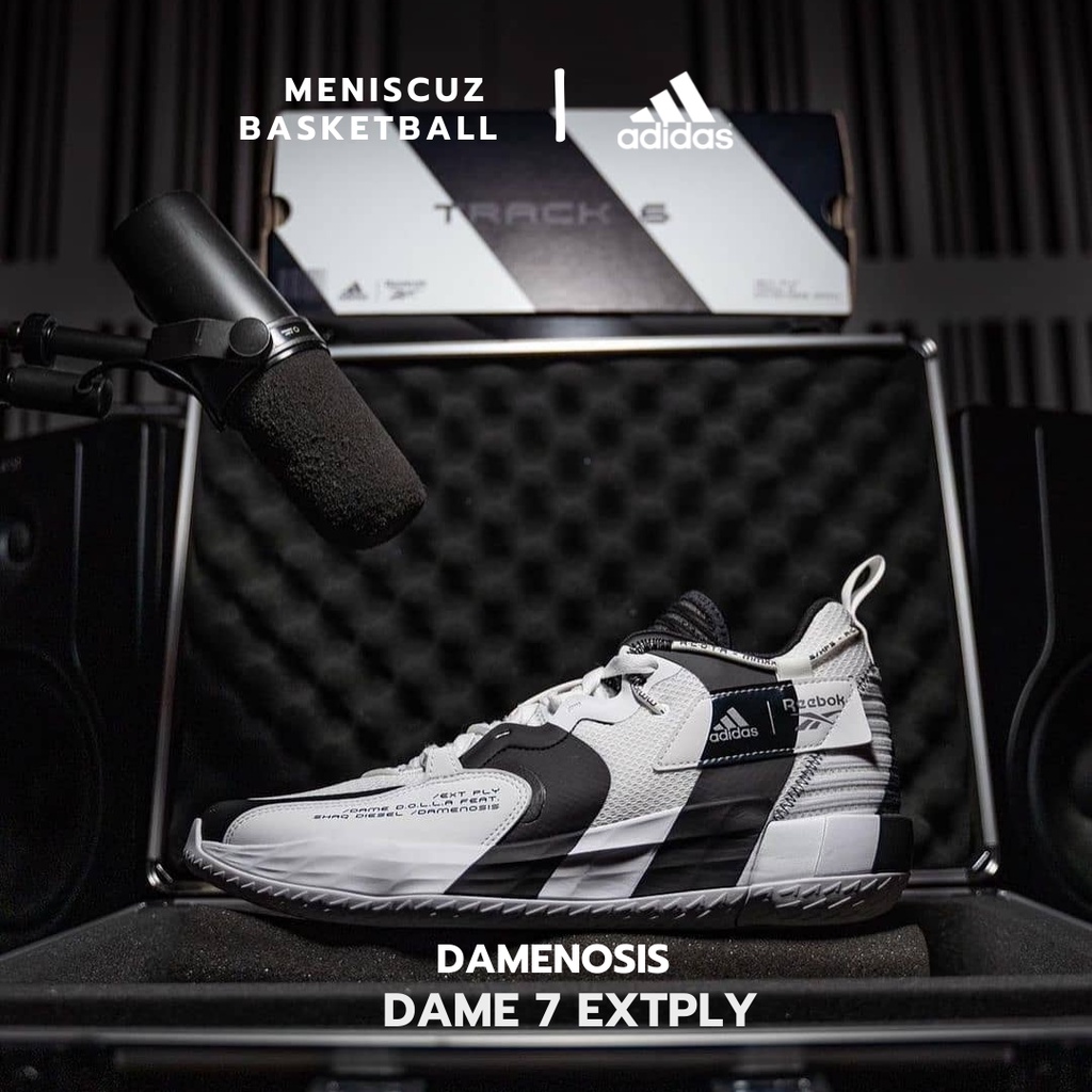 ภาพหน้าปกสินค้ารองเท้าบาส Adidas DAME 7 EXTPLY DAMENOSIS รุ่นใหม่ล่าสุด2021 จากร้าน meniscuz บน Shopee