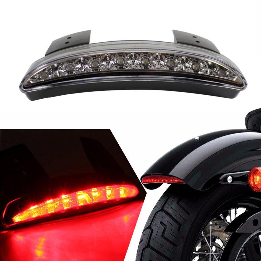 ไฟท้าย บังโคลนหลัง ไฟเบรกรถจักรยานยนต์ สำหรับ Harley XL883/1200LED