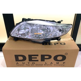 DEPO ไฟหน้า TOYOTA ALTIS อัลติส 2008 2009