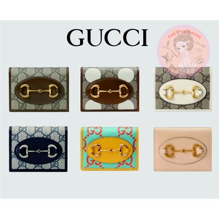 Shopee ถูกที่สุด 🔥100% ของแท้ 🎁 Brand New Gucci Horsebit 1955 Series Card Holder-Wallet