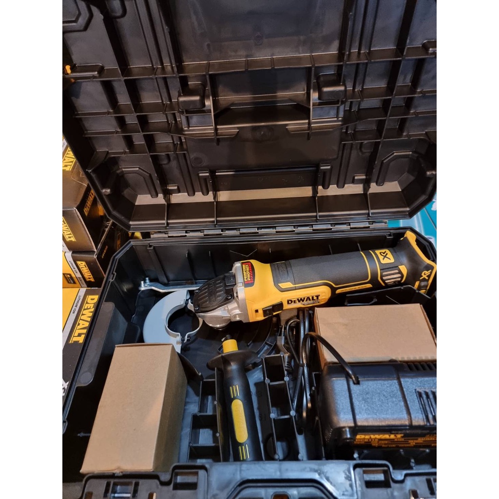 DEWALT เครื่องเจียร์ไร้สาย DCG405N(เครื่องเปล่า),DCG405P2(ครบชุด) 4 ...