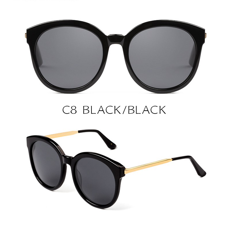 ภาพสินค้าแว่นตากันแดด กันรังสี UV400 แฟชั่น สไตล์เกาหลี สำหรับสตรี จากร้าน jiuerba.th บน Shopee ภาพที่ 6