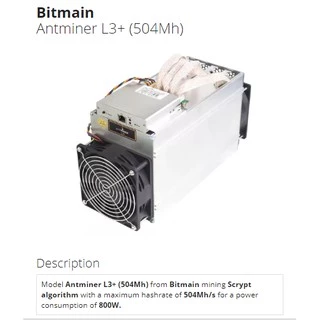 antminer l3 ราคาพิเศษ | ซื้อออนไลน์ที่ Shopee ส่งฟรี*ทั่วไทย!