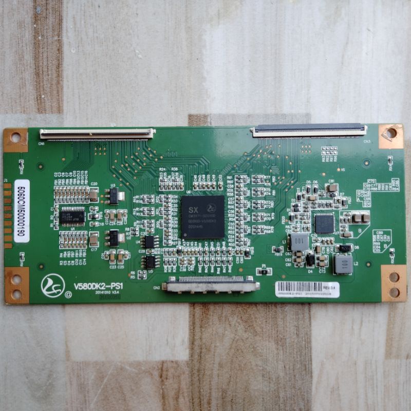 เเผง T-CON ไม่ระบุยี่ห้อ ใช้ IC : CM2681A-KQ, CM3971-GSDXGD, LMX6322T1 ...