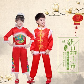 ภาพขนาดย่อของภาพหน้าปกสินค้าพร้อมส่งในไทย ชุดสีแดง ชุดตรุษจีน ชุดเดรสกระโปรงเด็ก ชุดเด็กออกงาน ชุดจีนเด็ก (0023) จากร้าน ms_kanlaya บน Shopee