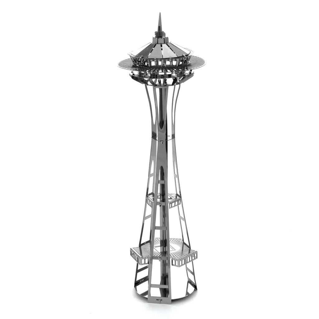 โมเดลโลหะ-3-มิติ-seattle-space-needle-หอสังเกตุการณ์ซีแอตเทิล-b11110-nanyuan-สินค้าเป็นแผ่นโลหะประกอบเอง-สินค้าพร้อมส่ง