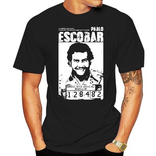 เสื้อยืดผ้าฝ้ายพิมพ์ลาย เสื้อยืดแขนสั้น ผ้าฝ้าย 100% พิมพ์ลาย Pablo Escobar Weed Mafia Scareface Luciano Capon พลัสไซซ์
