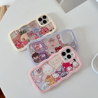 【ใหม่】เคสโทรศัพท์มือถือ กันกระแทก ลายการ์ตูนคลื่นยักษ์ ยอดนิยม สําหรับ iPhone X XS XR 11 12 13 14 Series