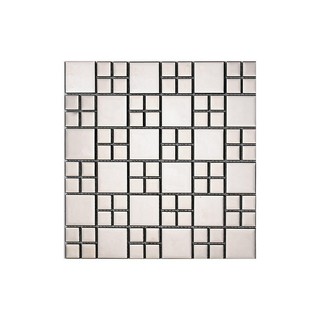 โมเสคแก้ว 30x30x0.60cm. ซิลเวอร์ มิก ไซส์ | TARA | SILVER 2 โมเสค โมเสค Mosaics And Glass Blocks Sale