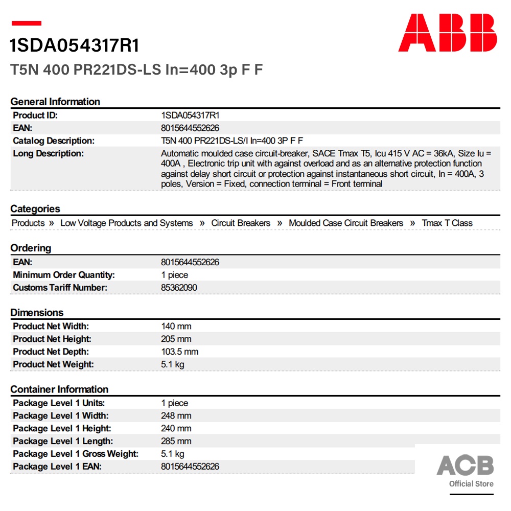 abb-1sda054317r1-t5n-400-pr221ds-ls-i-in-400-3p-f-f