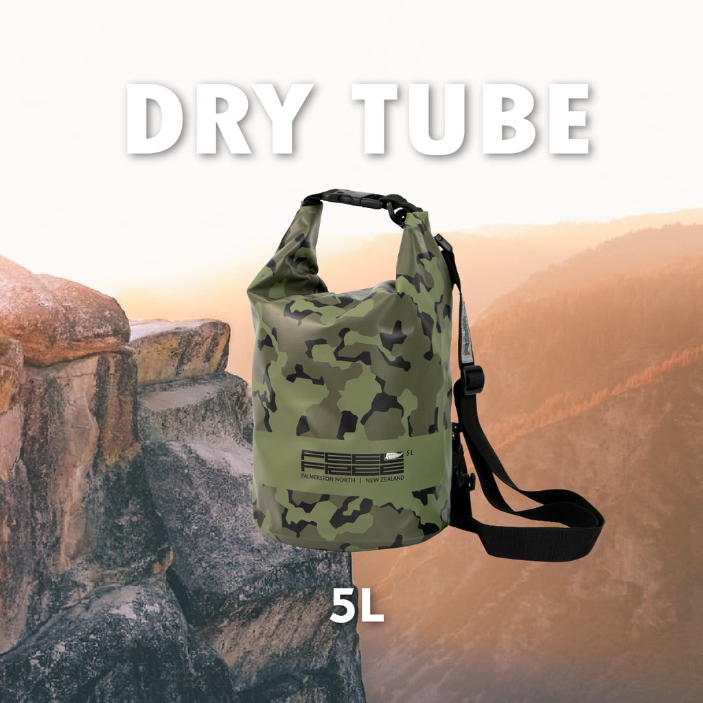 feelfree-dry-tube-camo-กระเป๋ากันน้ำ-ถุงกันน้ำ-พรีเมี่ยม