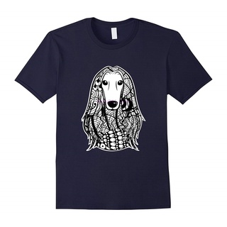 [S-5XL] เสื้อยืด พิมพ์ลายกราฟฟิค Afghan Hound Face สไตล์คลาสสิก สําหรับผู้ชาย