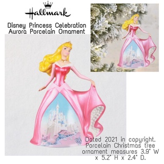 🇺🇸ลิขสิทธิ์​แท้​จาก​อเมริกา​🇺🇸 Hallmark​ Ornament​ Year 2021 / Disney​ Princess​ Aurora​ Limited ดิสนี่ย์​ออร์นาเม้น