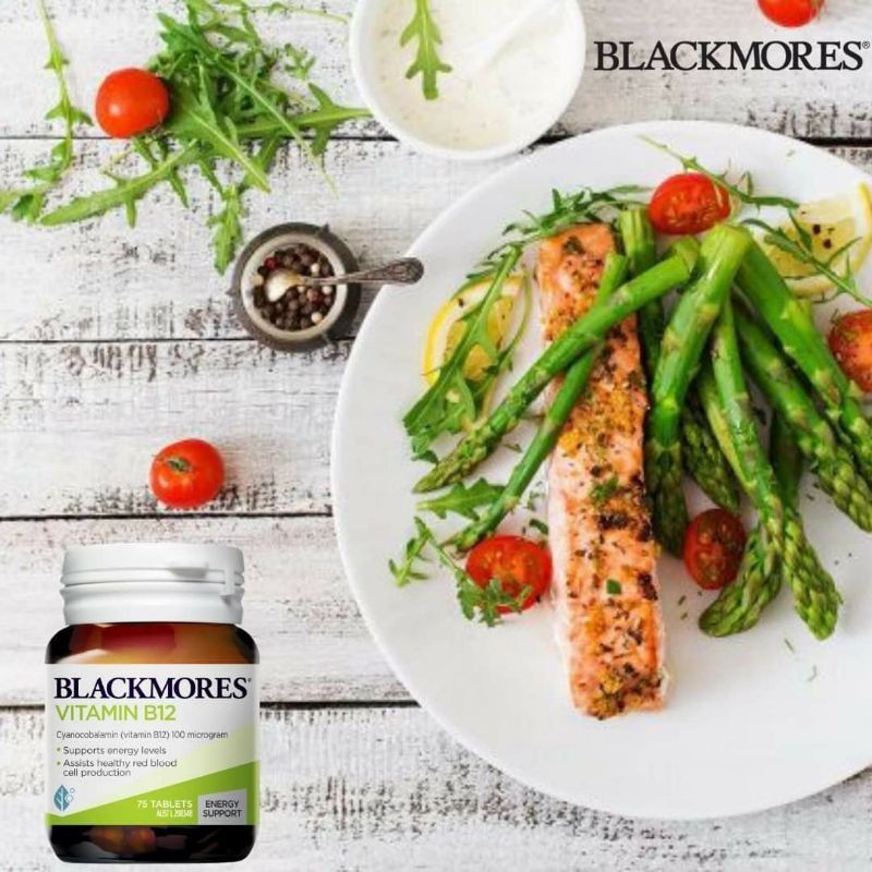 ภาพสินค้าExp.4/26ใหม่Blackmore vitamin B12 Blackmores วิตามินบี 12 vitamin b12 วิตามินรวม แบล็คมอร์ บำรุงกำลัง เพิ่มพลังงาน บีรวม จากร้าน thetorch9 บน Shopee ภาพที่ 3