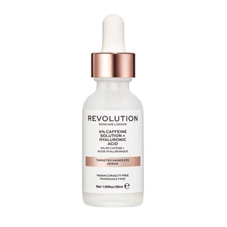 💙แท้💯% จากช้อปลอนดอน Undereye Serum🇬🇧 Revolution Caffeine Solution 5%+Hyaluronic Acid 30ml🌟