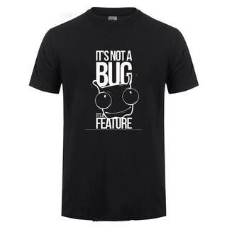 [S-5XL] เสื้อยืด ผ้าฝ้าย พิมพ์ลาย It Not A Bug It A Feature เหมาะกับของขวัญวันเกิด สําหรับผู้ชาย