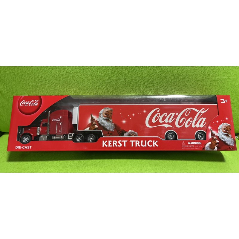ภาพหน้าปกสินค้าโมเดลรถ die-cast รถพ่วงบรรทุก โคคาโคล่า truck Coca-Cola รถโค้ก