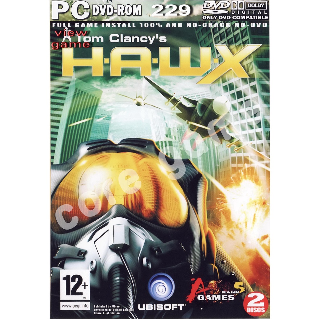 HAWX 1 (มีคลิป VDO แนะนำการติดตั้งเกมส์) แผ่นเกมส์ แฟลชไดร์ฟ เกมส์ ...