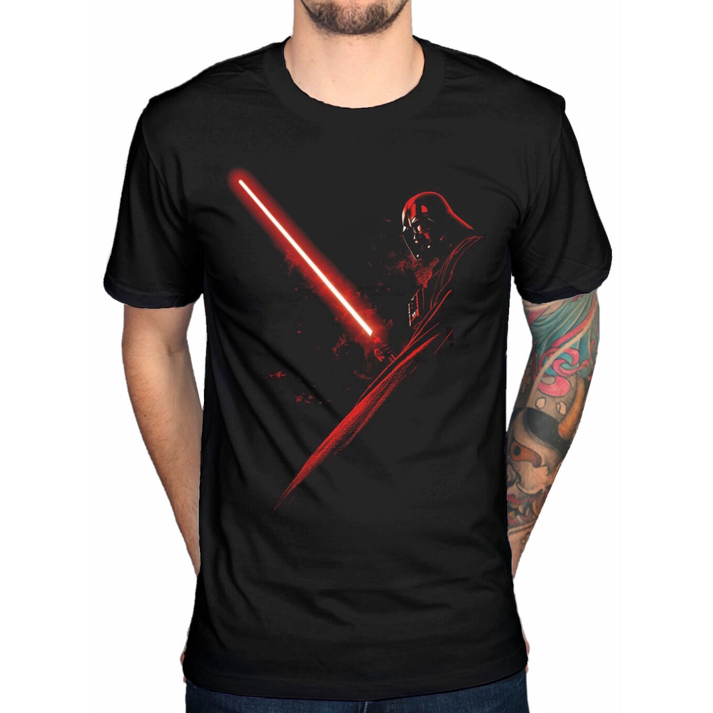 ใหม่-เสื้อยืดลําลอง-แขนสั้น-พิมพ์ลาย-vader-shadow-movie-yoda-darth-vader-the-clone-wars-fa-s-over-s-สไตล์วินเทจ-สําหรับผ