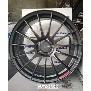 ล้อแท้ Enkei RS05RR ขอบ 18 ของใหม่ แท้ สีเทากัน Gunmetal 18x9+35 5H-114.3  Made in Japan (ราคาต่อวง)