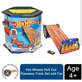 hotwheels roll out raceway รางม้วนเก็บได้