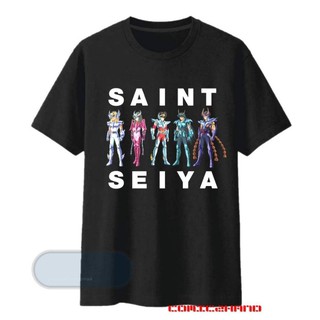 เสื้อยืดอินเทรนด์ผู้ชายอินเทรนด์ผู้หญิงเสื้อเซนต์เซ​ย์ย่า​(SAINT​ SEIYA)​ ลิขสิทธิ์​แท้​S-3XL