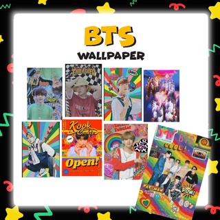 BTS wallpapers 90 s ภาพติดผนัง ภาพตกแต่งห้อง