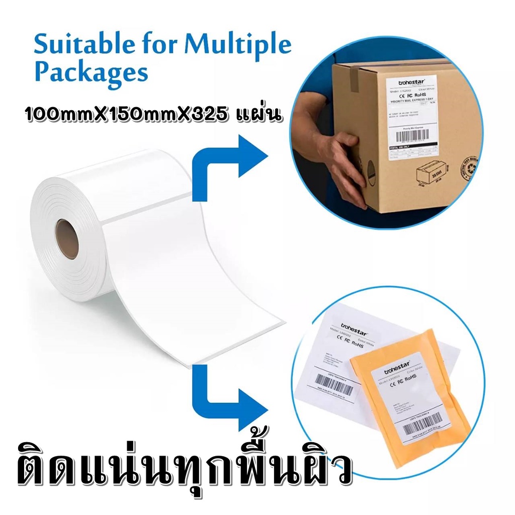 สติ๊กเกอร์บาร์โค้ด-กระดาษความร้อน-กระดาษปริ้นท์บิล-กระดาษทนความร้อน-ปริ้นท์บิลปริ้นออเดอร์-กระดาษสติ๊กเกอร์