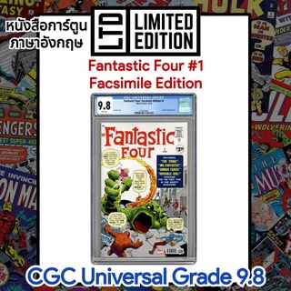 Fantastic Four #1 - CGC 9.8 - Facsimile Edition - 2018 - MARVEL Comic Book แฟนแทสติกโฟร์ หนังสือการ์ตูนภาษาอังกฤษ เล่ม