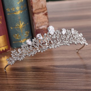 Zircon Princess Bridal Tiara Wedding Crown Hair Accessory