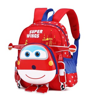 Super Flying Man กระเป๋านักเรียนอนุบาลกระเป๋าสำหรับเด็ก 3-5 ปี กระเป๋าลายการ์ตูนสำหรับเด็ก