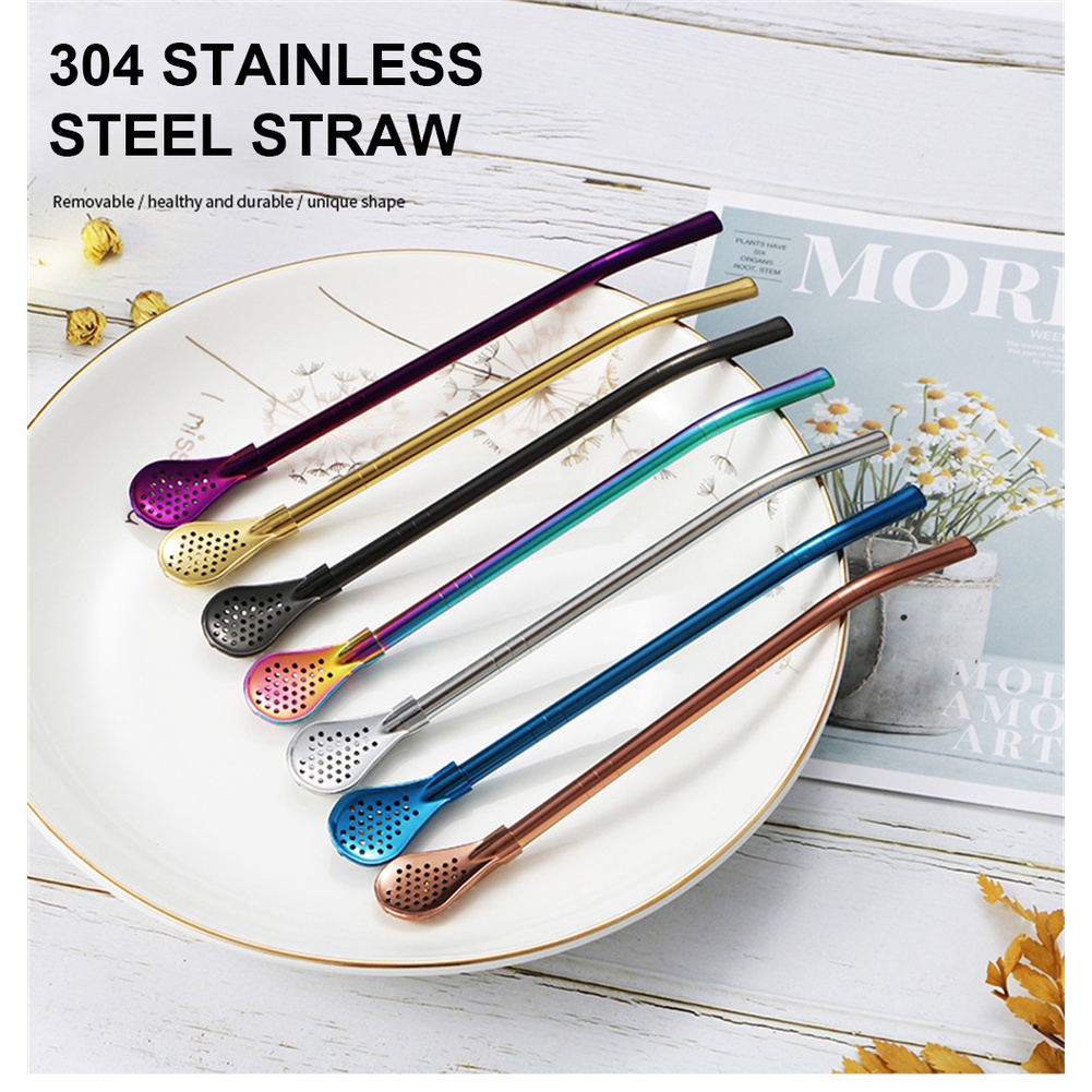 creative-pipette-scoop-straw-spoon-filter-stainless-steel-304-detachable-drinking-reusable-metal-straws-drinkware-bar-milk-tea-coffee-stirring-spoon-cod