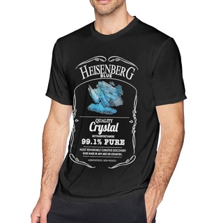 Heisenberg เสื้อยืดลําลอง แขนสั้น คอกลม พิมพ์ลาย Breaking Bad Style 99 1% สีฟ้า สไตล์สตรีท