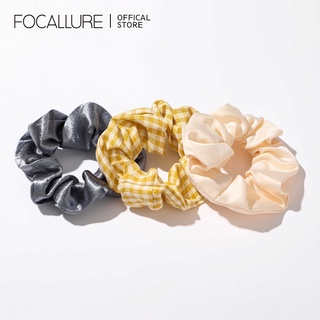 Focallure ยางรัดผมเชือกรัดผมแบบเรียบง่าย