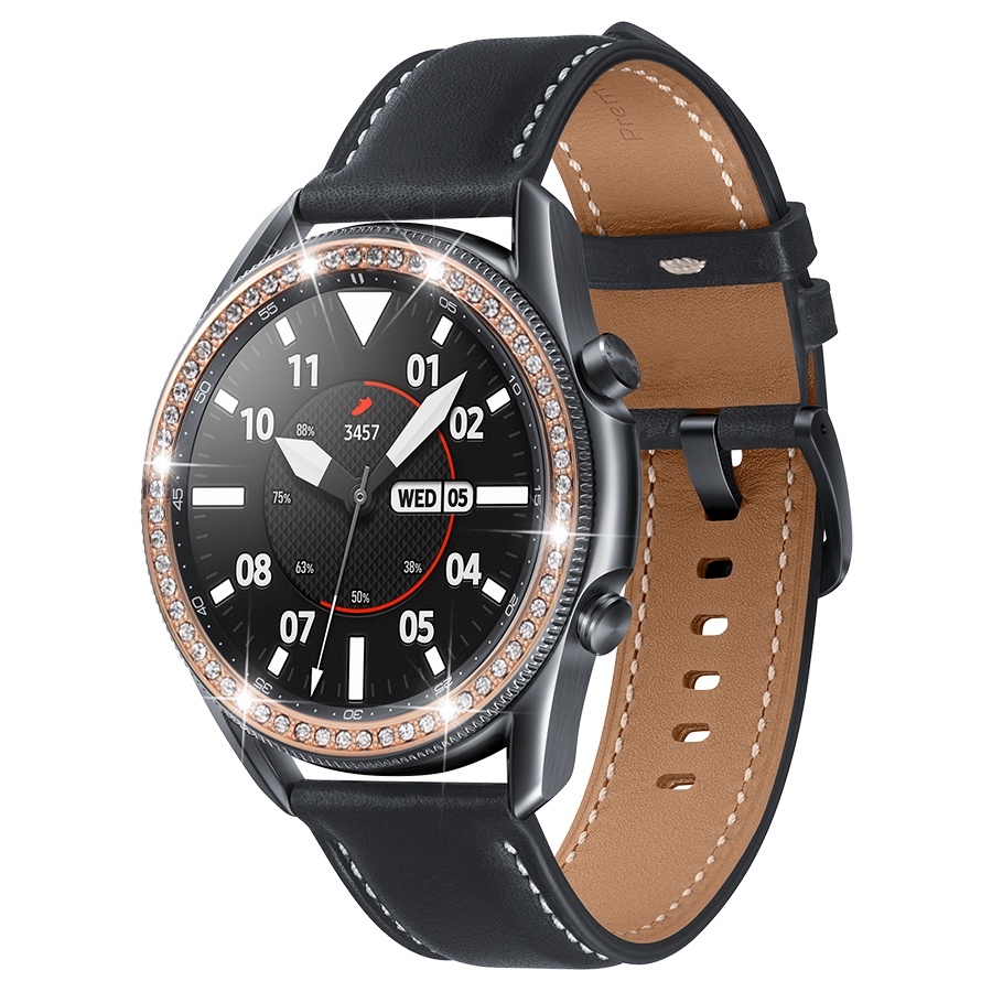 ภาพหน้าปกสินค้าเคสนาฬิกาข้อมือ กรอบโลหะ ประดับเพชร สําหรับ Samsung Galaxy Watch 3 41 มม. 45 มม. Galaxy Watch 4 Classic 42 มม. 46 มม. จากร้าน hiyifut.th บน Shopee