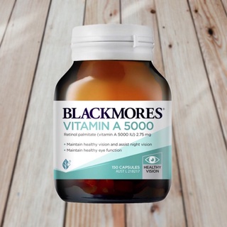 บำรุงสายตา วิตามินเอ 150 เม็ด Blackmores Vitamin A 5000