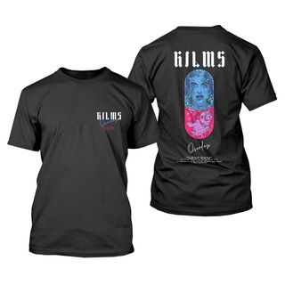 เสื้อยืดผู้ชาย เสื้อยืดโอเวอร์ไซซ์ ลาย Kilms S-5XL