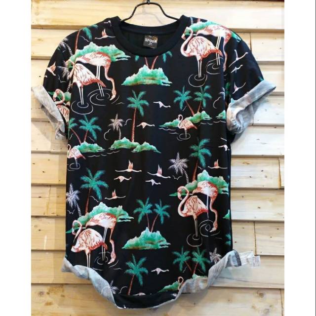 เสื้อยืดพิมพ์ลายนก-3d-flaminggo-bangkok-thailand-นําเต็มรูปแบบสําหรับผู้ชาย