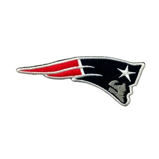 New England Patriots ตัวรีดติดเสื้อ กีฬา อเมริกันฟุตบอล ทีม NFL ตกแต่งเสื้อผ้า หมวก กระเป๋า Embroidered Iron On