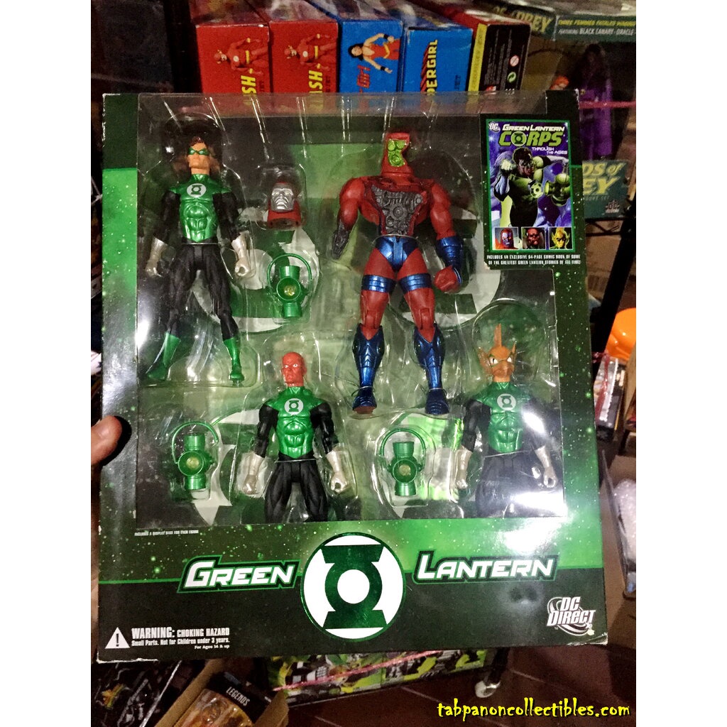 [2008.12] DC Direct Green Lantern Corps Action Figure Box Set Though