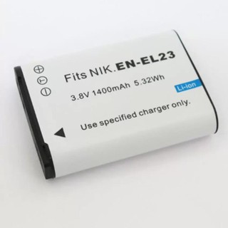 For Nikon แบตเตอรี่กล้อง รุ่น EN-EL23 Replacement Battery for Nikon