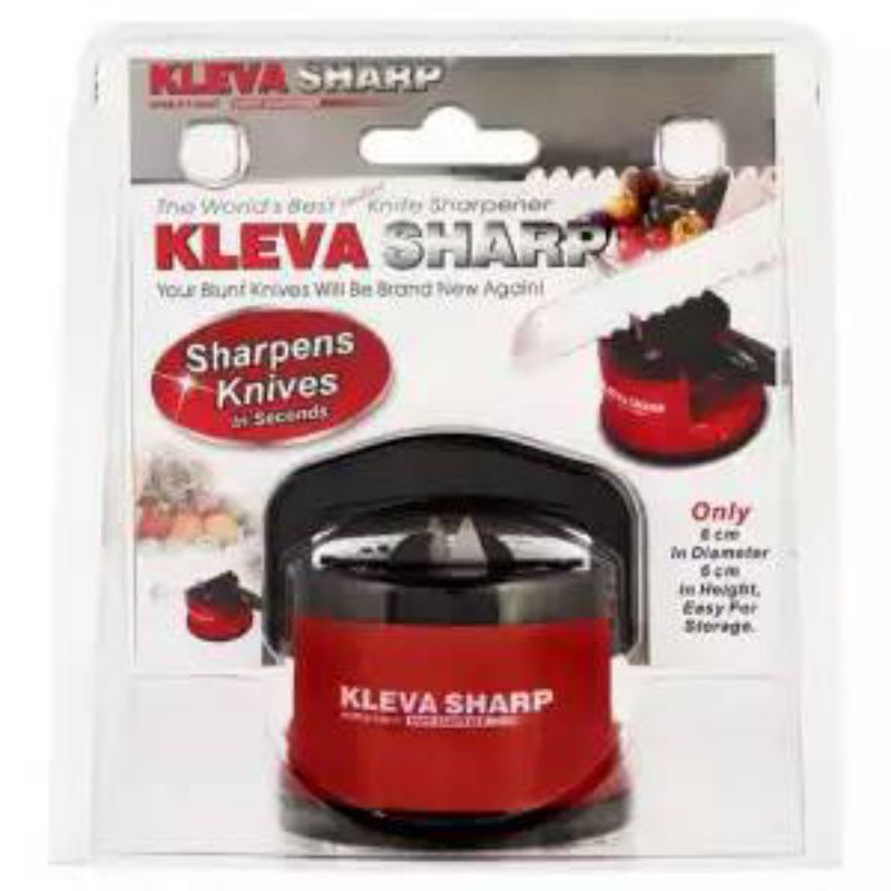 kleva-sharp-ที่ลับมีด-ของมีคม-สีแดง