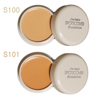 ภาพหน้าปกสินค้าแท้💯%รองพื้น Shiseido Spotscover Foundation 20 g พร้อมกล่อง lot ใหม่ ที่เกี่ยวข้อง