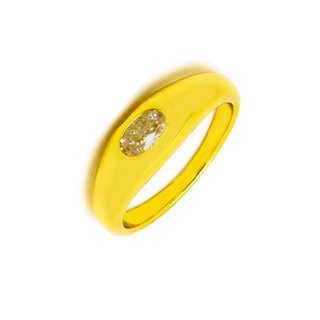 CZMiracle แหวนเพชรสวิส #RL315 - ทอง